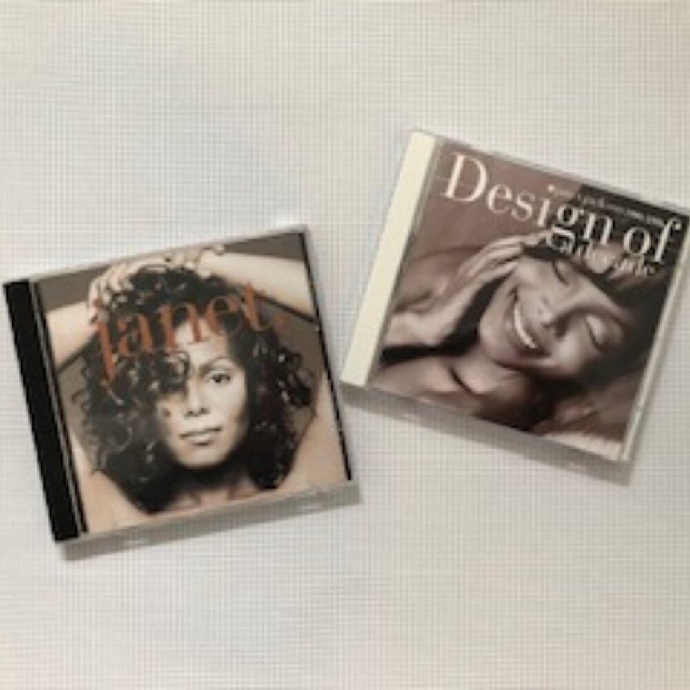 Janet Jackson - Two (2) CDs - "Janet" and "Design of a Decade"